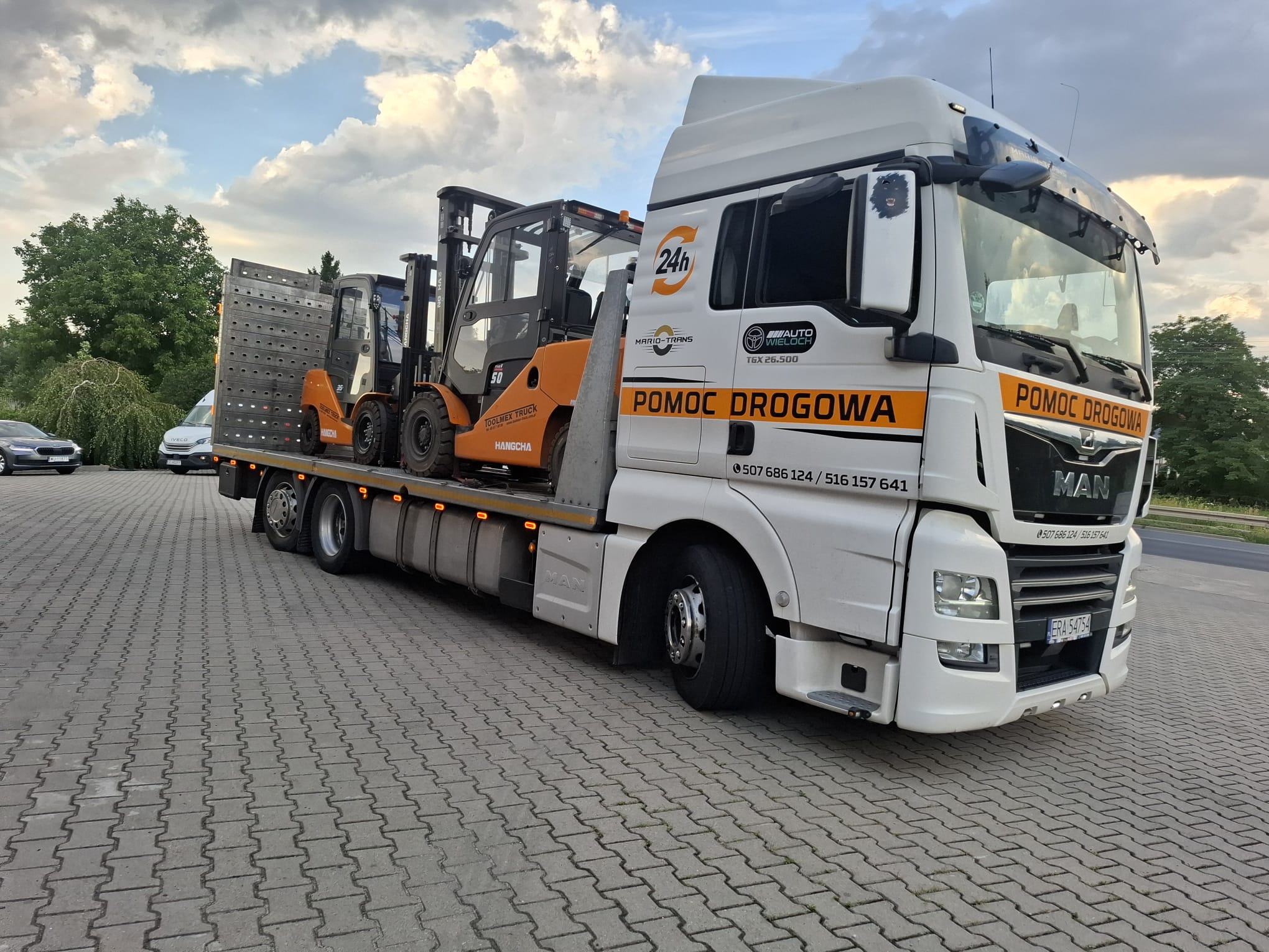 Transport pojazdów Auto Wieloch